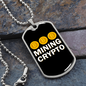 Bitcoin Mining Crypto Crypto Necklace Stainless Steel or 18k Gold Dog Tag 24" Chain-Express Your Love Gifts