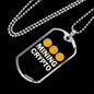 Bitcoin Mining Crypto Crypto Necklace Stainless Steel or 18k Gold Dog Tag 24" Chain-Express Your Love Gifts