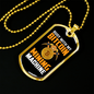 Bitcoin Mining Machine Crypto Necklace Stainless Steel or 18k Gold Dog Tag 24" Chain-Express Your Love Gifts