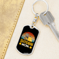 Bitcoin Mom Crypto Keychain Stainless Steel or 18k Gold Dog Tag Keyring-Express Your Love Gifts