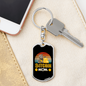 Bitcoin Mom Crypto Keychain Stainless Steel or 18k Gold Dog Tag Keyring-Express Your Love Gifts