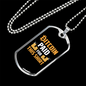 Bitcoin Paid Crypto Necklace Stainless Steel or 18k Gold Dog Tag 24" Chain-Express Your Love Gifts