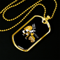 Bitcoin Please Crypto Necklace Stainless Steel or 18k Gold Dog Tag 24" Chain-Express Your Love Gifts