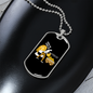 Bitcoin Please Crypto Necklace Stainless Steel or 18k Gold Dog Tag 24" Chain-Express Your Love Gifts