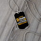 Bitcoin Price Check Crypto Necklace Stainless Steel or 18k Gold Dog Tag 24" Chain-Express Your Love Gifts