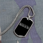 Bitcoin Science Crypto Necklace Stainless Steel or 18k Gold Dog Tag 24" Chain-Express Your Love Gifts