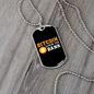 Bitcoin Screw the Bank Crypto Necklace Stainless Steel or 18k Gold Dog Tag 24" Chain-Express Your Love Gifts