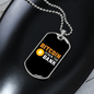 Bitcoin Screw the Bank Crypto Necklace Stainless Steel or 18k Gold Dog Tag 24" Chain-Express Your Love Gifts