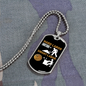 Bitcoin Smart Labor Crypto Necklace Stainless Steel or 18k Gold Dog Tag 24" Chain-Express Your Love Gifts