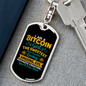 Bitcoin Sweetest Girl Crypto Keychain Stainless Steel or 18k Gold Dog Tag Keyring-Express Your Love Gifts