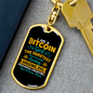 Bitcoin Sweetest Girl Crypto Keychain Stainless Steel or 18k Gold Dog Tag Keyring-Express Your Love Gifts