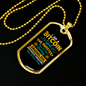 Bitcoin Sweetest Girl Crypto Necklace Stainless Steel or 18k Gold Dog Tag 24" Chain-Express Your Love Gifts