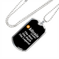 Bitcoin Trader Crypto Necklace Stainless Steel or 18k Gold Dog Tag 24" Chain-Express Your Love Gifts