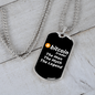 Bitcoin Trader Crypto Necklace Stainless Steel or 18k Gold Dog Tag 24" Chain-Express Your Love Gifts
