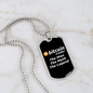 Bitcoin Trader Crypto Necklace Stainless Steel or 18k Gold Dog Tag 24" Chain-Express Your Love Gifts