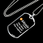 Bitcoin Trader Crypto Necklace Stainless Steel or 18k Gold Dog Tag 24" Chain-Express Your Love Gifts