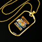 Bitcoin Transactions Crypto Necklace Stainless Steel or 18k Gold Dog Tag 24" Chain-Express Your Love Gifts