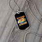 Bitcoin Transactions Crypto Necklace Stainless Steel or 18k Gold Dog Tag 24" Chain-Express Your Love Gifts