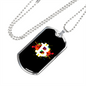 Bitcoin Universe Crypto Necklace Stainless Steel or 18k Gold Dog Tag 24" Chain-Express Your Love Gifts