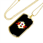 Bitcoin Universe Crypto Necklace Stainless Steel or 18k Gold Dog Tag 24" Chain-Express Your Love Gifts