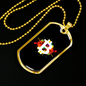 Bitcoin Universe Crypto Necklace Stainless Steel or 18k Gold Dog Tag 24" Chain-Express Your Love Gifts
