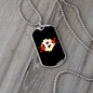 Bitcoin Universe Crypto Necklace Stainless Steel or 18k Gold Dog Tag 24" Chain-Express Your Love Gifts