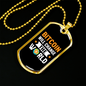 Bitcoin Will Change The World Crypto Necklace Stainless Steel or 18k Gold Dog Tag 24" Chain-Express Your Love Gifts