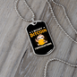 Bitocin Conversation Baby Crypto Necklace Stainless Steel or 18k Gold Dog Tag 24" Chain-Express Your Love Gifts