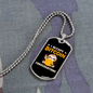 Bitocin Conversation Baby Crypto Necklace Stainless Steel or 18k Gold Dog Tag 24" Chain-Express Your Love Gifts