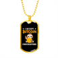 Bitocin Conversation Baby Crypto Necklace Stainless Steel or 18k Gold Dog Tag 24" Chain-Express Your Love Gifts