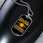 Bitocin Digital Currency Crypto Necklace Stainless Steel or 18k Gold Dog Tag 24" Chain-Express Your Love Gifts