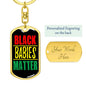 Black Babies Matter Dog Tag Pendant Keychain Stainless Steel or 18k Gold-Express Your Love Gifts
