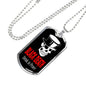 Black Death Vodka Drink In Peace Necklace Stainless Steel or 18k Gold Dog Tag 24" Chain-Express Your Love Gifts