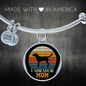 Black Labrador Mom Bracelet Stainless Steel or 18k Gold Circle Bangle-Express Your Love Gifts