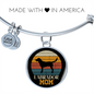 Black Labrador Mom Bracelet Stainless Steel or 18k Gold Circle Bangle-Express Your Love Gifts