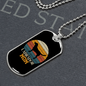 Black Labrador Mom Necklace Stainless Steel or 18k Gold Dog Tag 24" Chain-Express Your Love Gifts