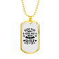 Bless This Home Necklace Stainless Steel or 18k Gold Dog Tag 24" Chain-Express Your Love Gifts