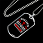 Blessed Beyond Measure Cross Necklace Stainless Steel or 18k Gold Dog Tag 24" Chain-Express Your Love Gifts