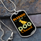 Blessed Dog Necklace Stainless Steel or 18k Gold Dog Tag 24" Chain-Express Your Love Gifts