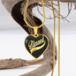 Blessed James 1:17 Christian Necklace Stainless Steel or 18k Gold Heart 18-22"-Express Your Love Gifts