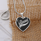 Blessed James 1:17 Christian Necklace Stainless Steel or 18k Gold Heart 18-22"-Express Your Love Gifts