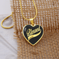 Blessed James 1:17 Christian Necklace Stainless Steel or 18k Gold Heart 18-22"-Express Your Love Gifts