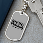 Blessed Mommy Keychain Stainless Steel or 18k Gold Dog Tag Keyring-Express Your Love Gifts
