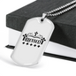 Blessed Necklace Stainless Steel or 18k Gold Dog Tag 24" Chain-Express Your Love Gifts