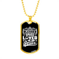 Blessed Saved Loved Necklace Stainless Steel or 18k Gold Dog Tag 24" Chain-Express Your Love Gifts