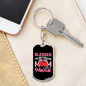 Blessed To Be Called Mom and Nana Keychain Stainless Steel or 18k Gold Dog Tag Keyring-Express Your Love Gifts