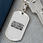 Blessed to be Called Nanny Mom Keychain Stainless Steel or 18k Gold Dog Tag Keyring-Express Your Love Gifts