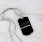 Blockchain Crypto Necklace Stainless Steel or 18k Gold Dog Tag 24" Chain-Express Your Love Gifts