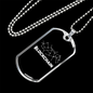 Blockchain Crypto Necklace Stainless Steel or 18k Gold Dog Tag 24" Chain-Express Your Love Gifts