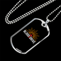 Blood Drive Cross Necklace Stainless Steel or 18k Gold Dog Tag 24" Chain-Express Your Love Gifts